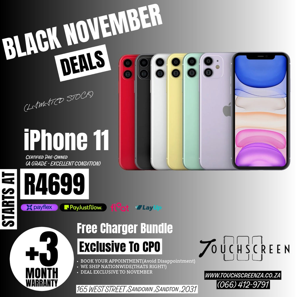 Black November - iPhone 11 (Assorted Colours) - CPO