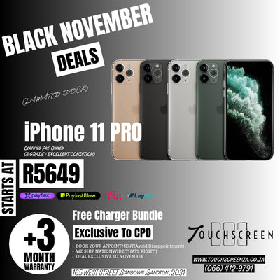 Early Access - iPhone 11 Pro (Assorted Colours) - CPO