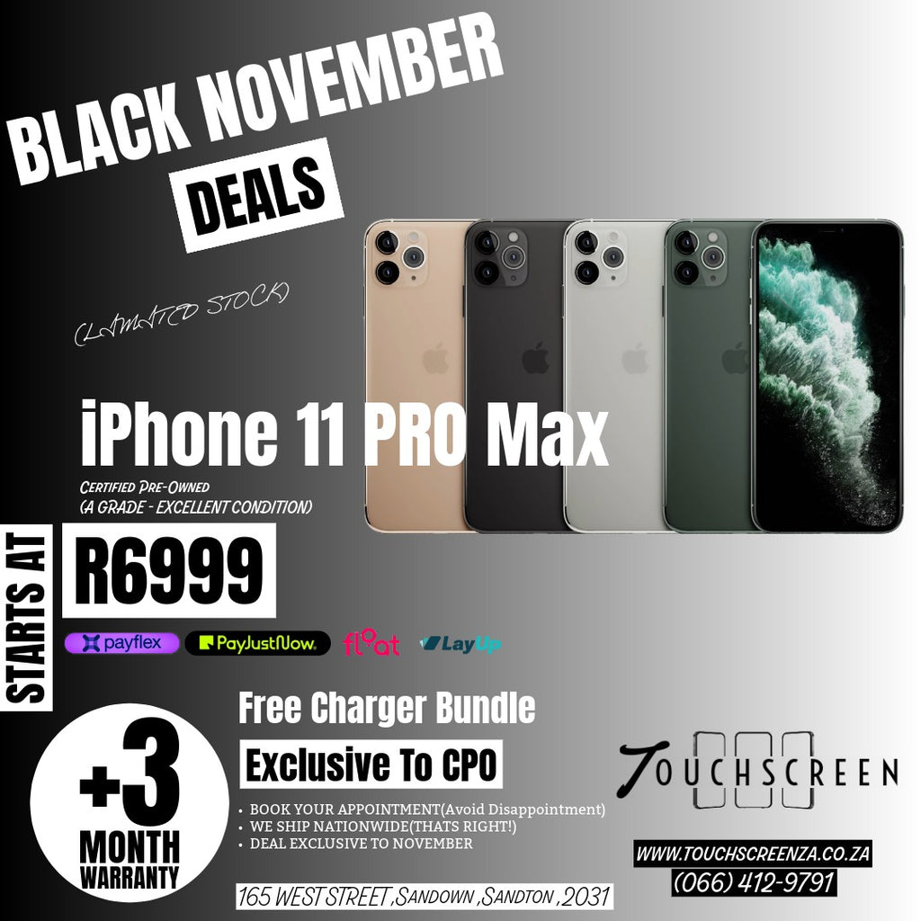 Early Access - iPhone 11 Pro Max (Assorted Colours) - CPO