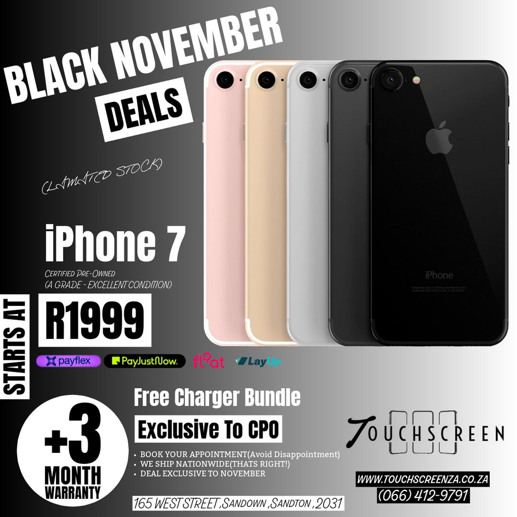 Black November - iPhone 7 (Assorted Colours) - CPO