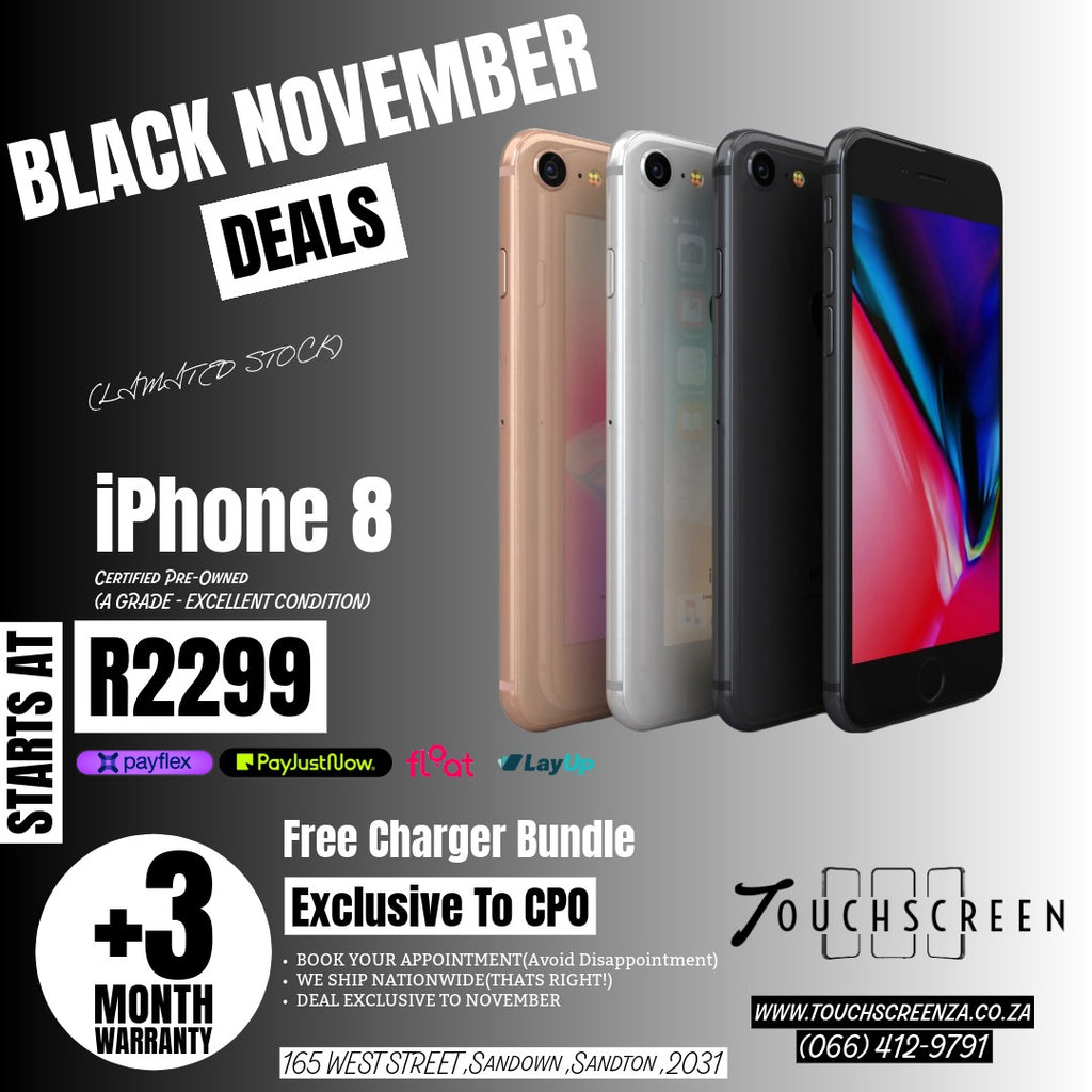 Black November - iPhone 8 (Assorted Colours) - CPO