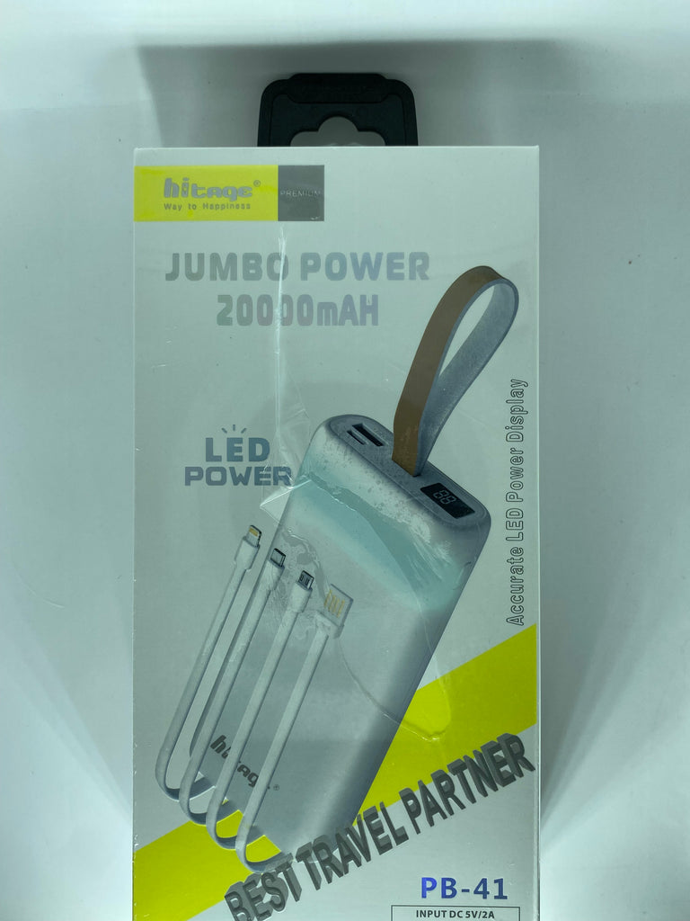 Jumbo Box - PB 41 (1 YEAR WARRANTY) 20000mAh