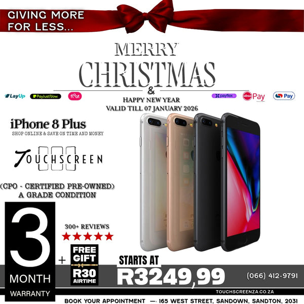 Merry Christmas - iPhone 8 Plus (Assorted Colours)