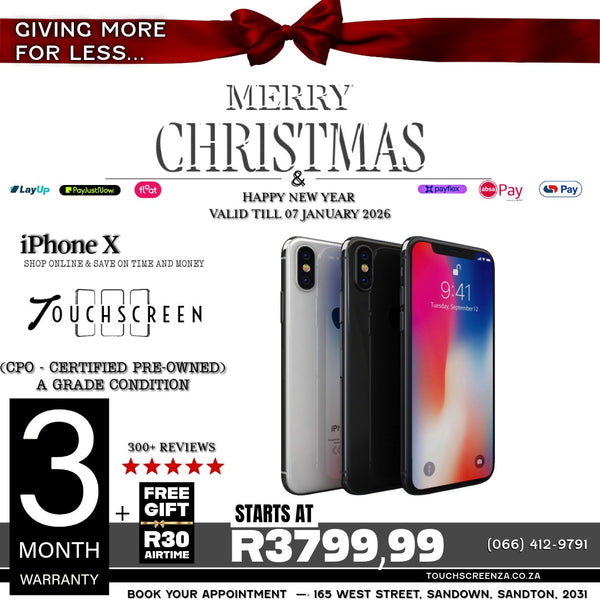 Merry Christmas  - iPhone X (Assorted Colours)