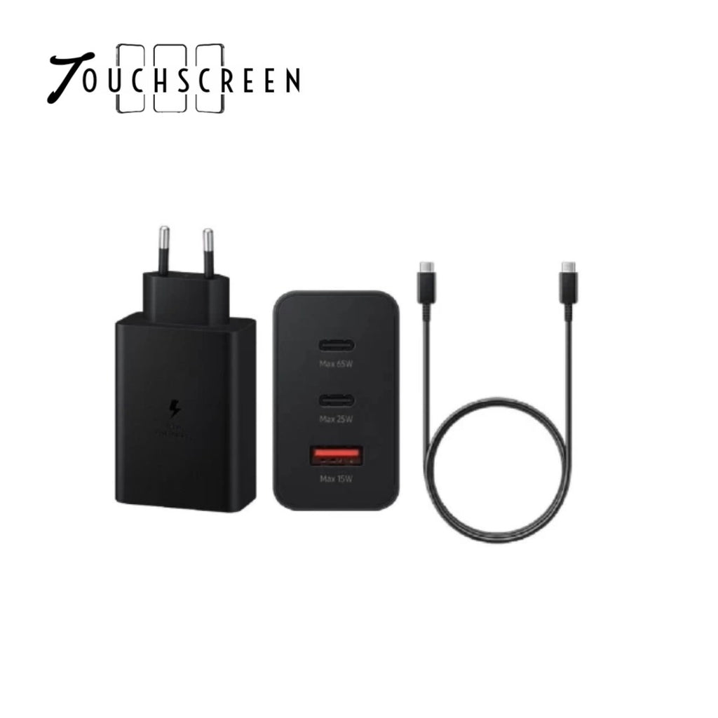 65W Power Adapter Trio + Cable
