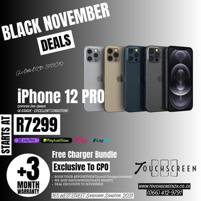 Early Access - iPhone 12 Pro (Assorted Colours) - CPO