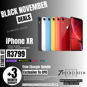 Black November - iPhone Xr (Assorted Colours) - CPO