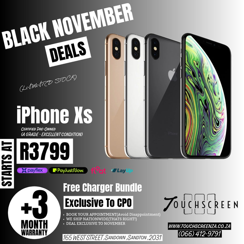 Early Access iPhone Xs (Assorted Colours) CPO – Touch Screen ZA