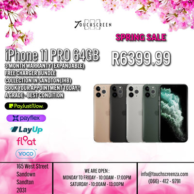 Spring Sale - iPhone 11 Pro (Assorted Colours) - CPO