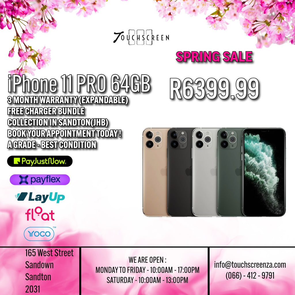 Spring Sale - iPhone 11 Pro (Assorted Colours) - CPO