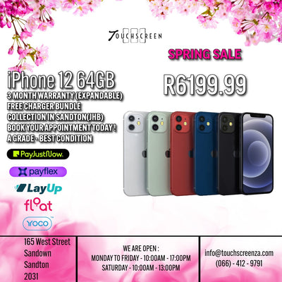 Spring Sale - iPhone 12 (Assorted Colours) - CPO