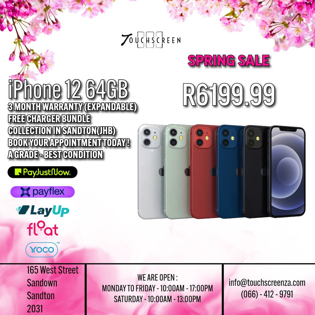 Spring Sale - iPhone 12 (Assorted Colours) - CPO