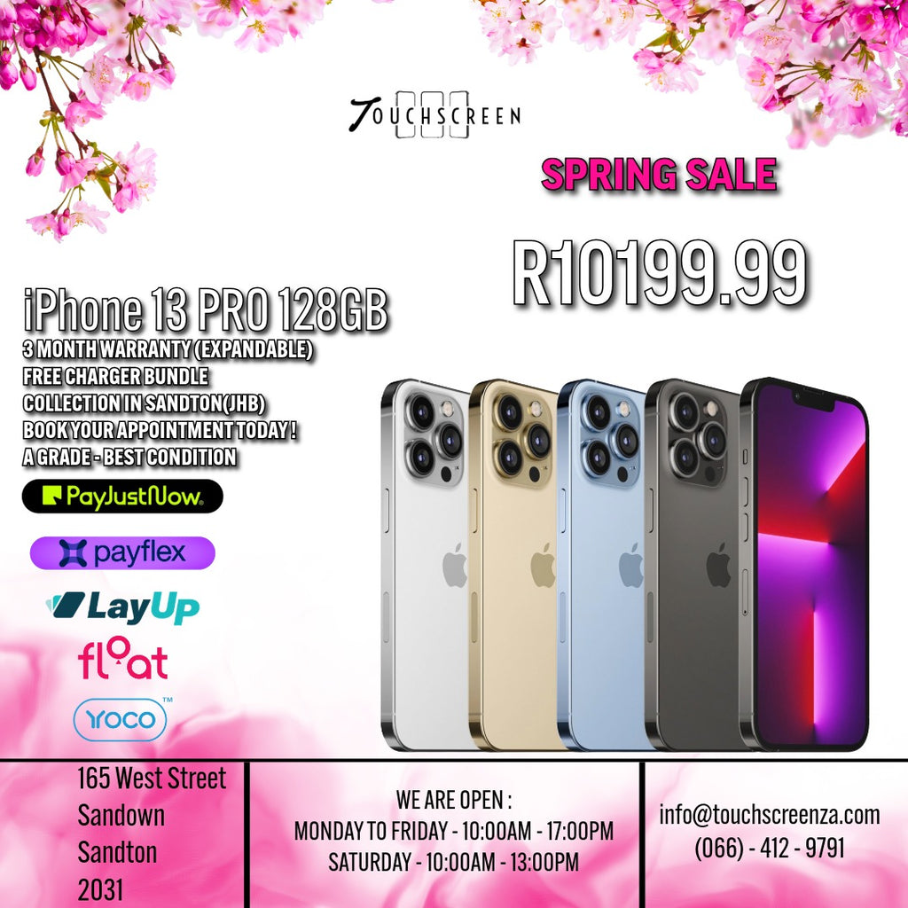 Spring Sale - iPhone 13 Pro (Assorted Colours) - CPO