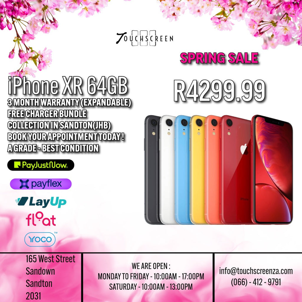 Spring Sale - iPhone Xr (Assorted Colours) - CPO