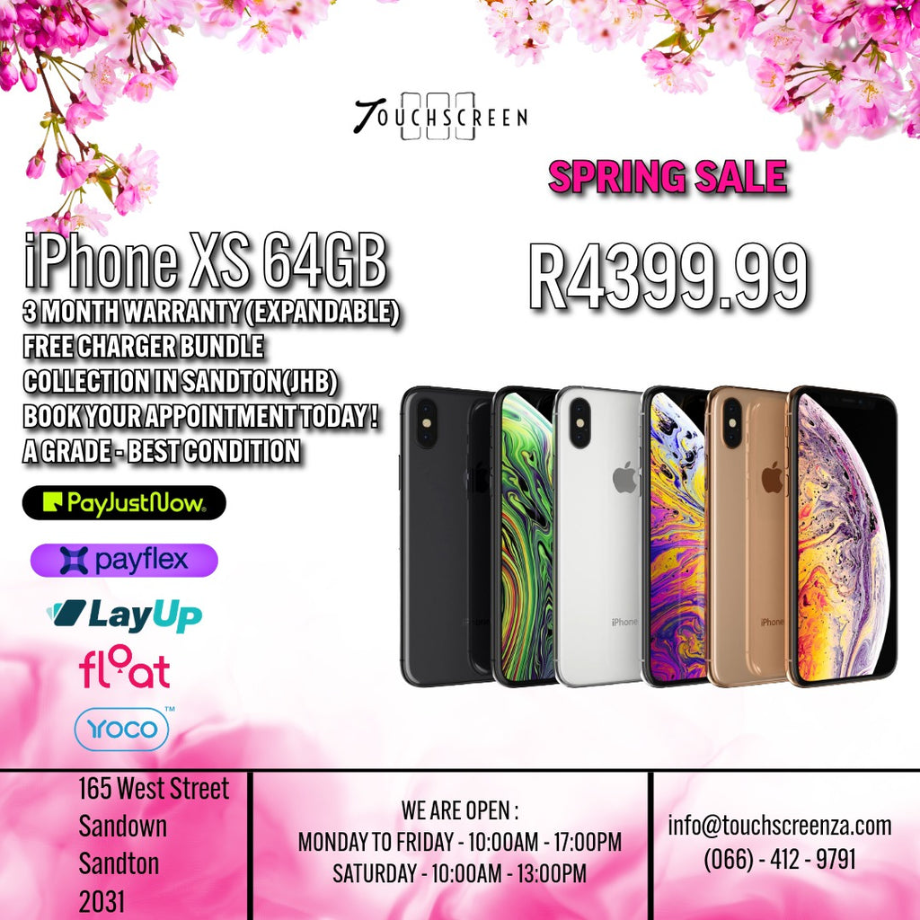Spring Sale - iPhone Xs (Assorted Colours) - CPO